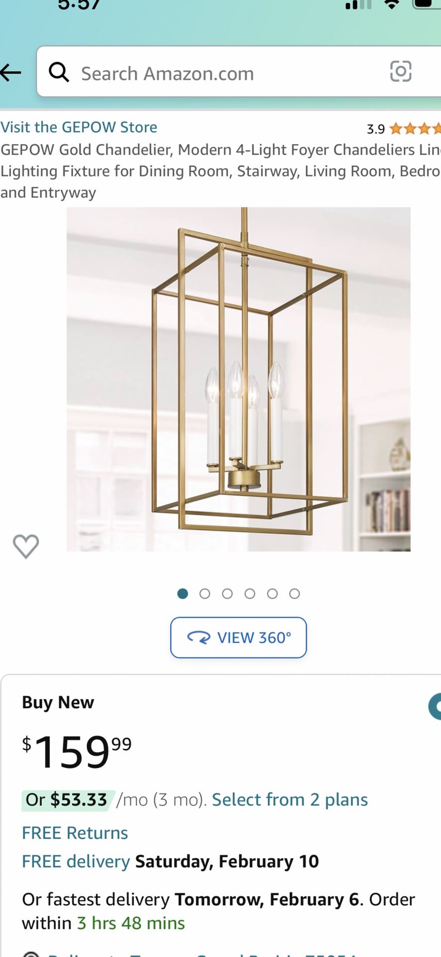 Gold Light Fixtures 