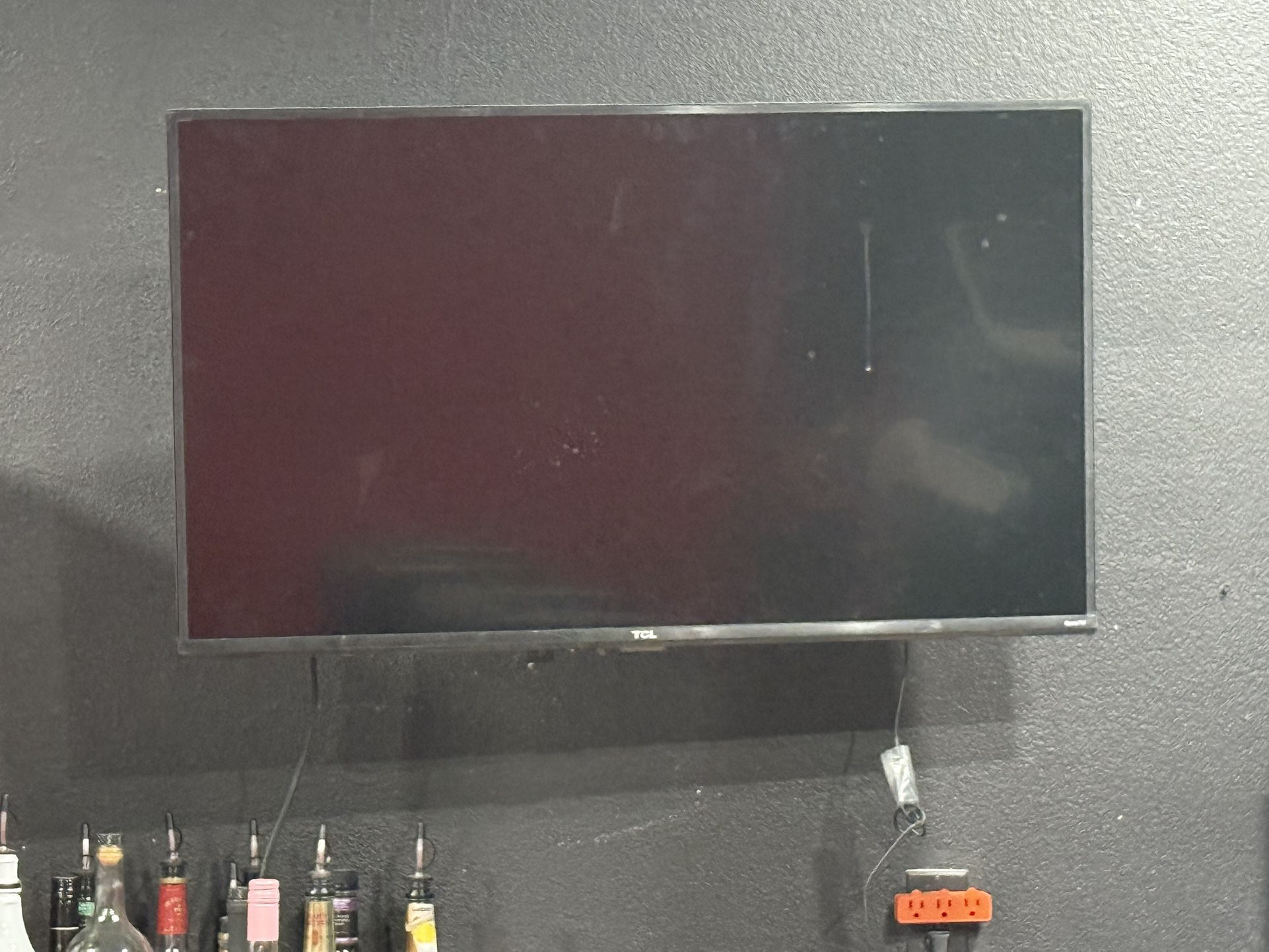42 Inch TCL Roku TV w/ Bracket