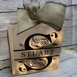 Personalized Glass Blocks 