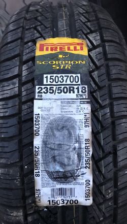 New Pirelli Scorpion STR 235/50R18 97H