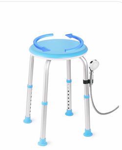 Shower chair swivel bath chair