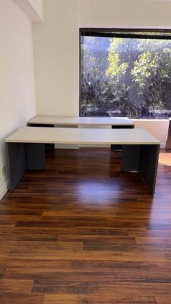 3 Receptionist Desk (White and Black)