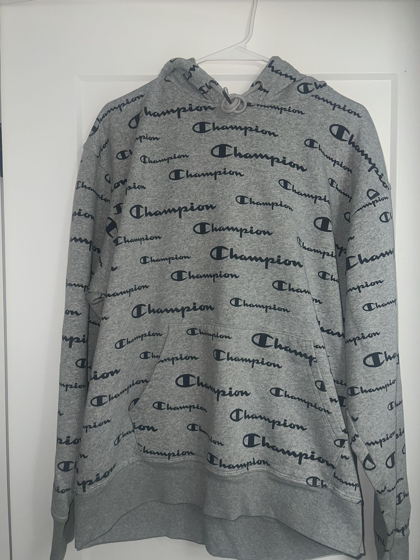 Champion Sweatshirt Hoodie Size L