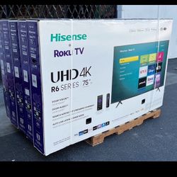 75” Hisense Smart 4k Led Uhd Tv 