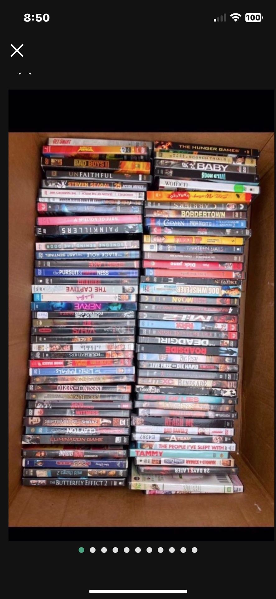 550+ DVD Movies For $250 Cash Firm All Or Nothing Under $.45