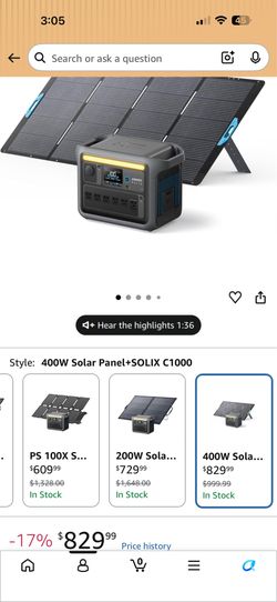 Anker battery solar