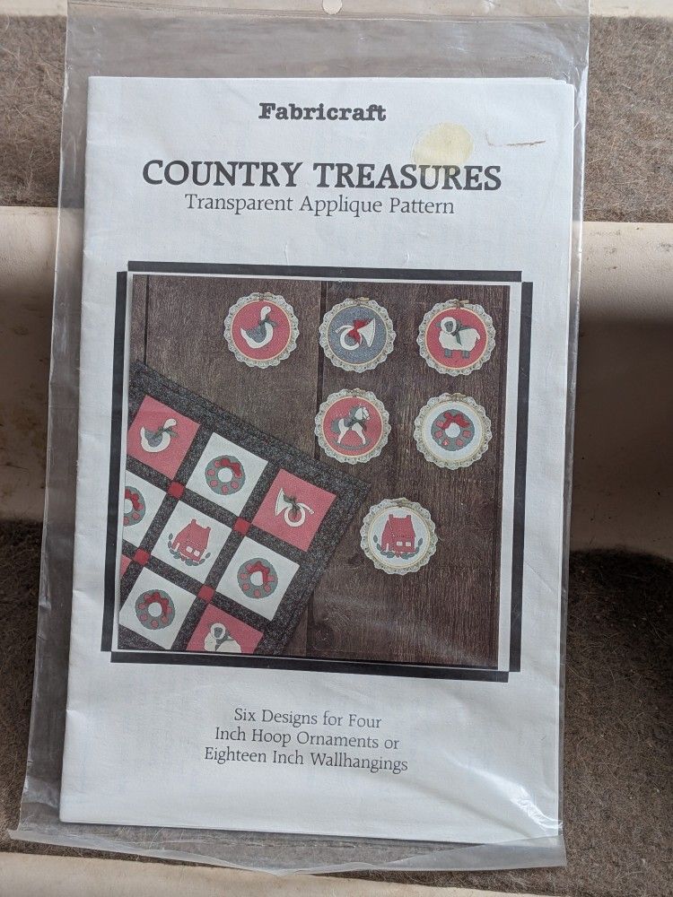Country Treasures Applique Pattern