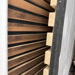 Art 3D  Accoustic Slat Wall Panel 4pcs (A-2) Brown