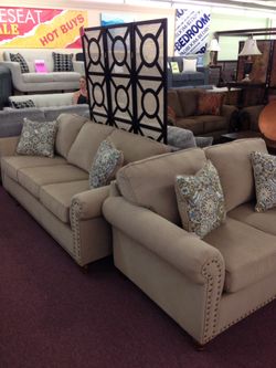 🇺🇸Brand New Sofa Loveseat Livingroom Set! $50 Down Takes It Home Today!