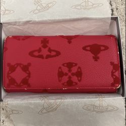 Vivienne Westwood Red Designer Wallet