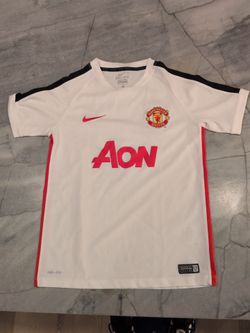 Authentic Nike Manchester United Away Soccer Jersey - size youth medium