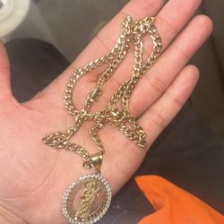 14k Cuban Link Style Chain