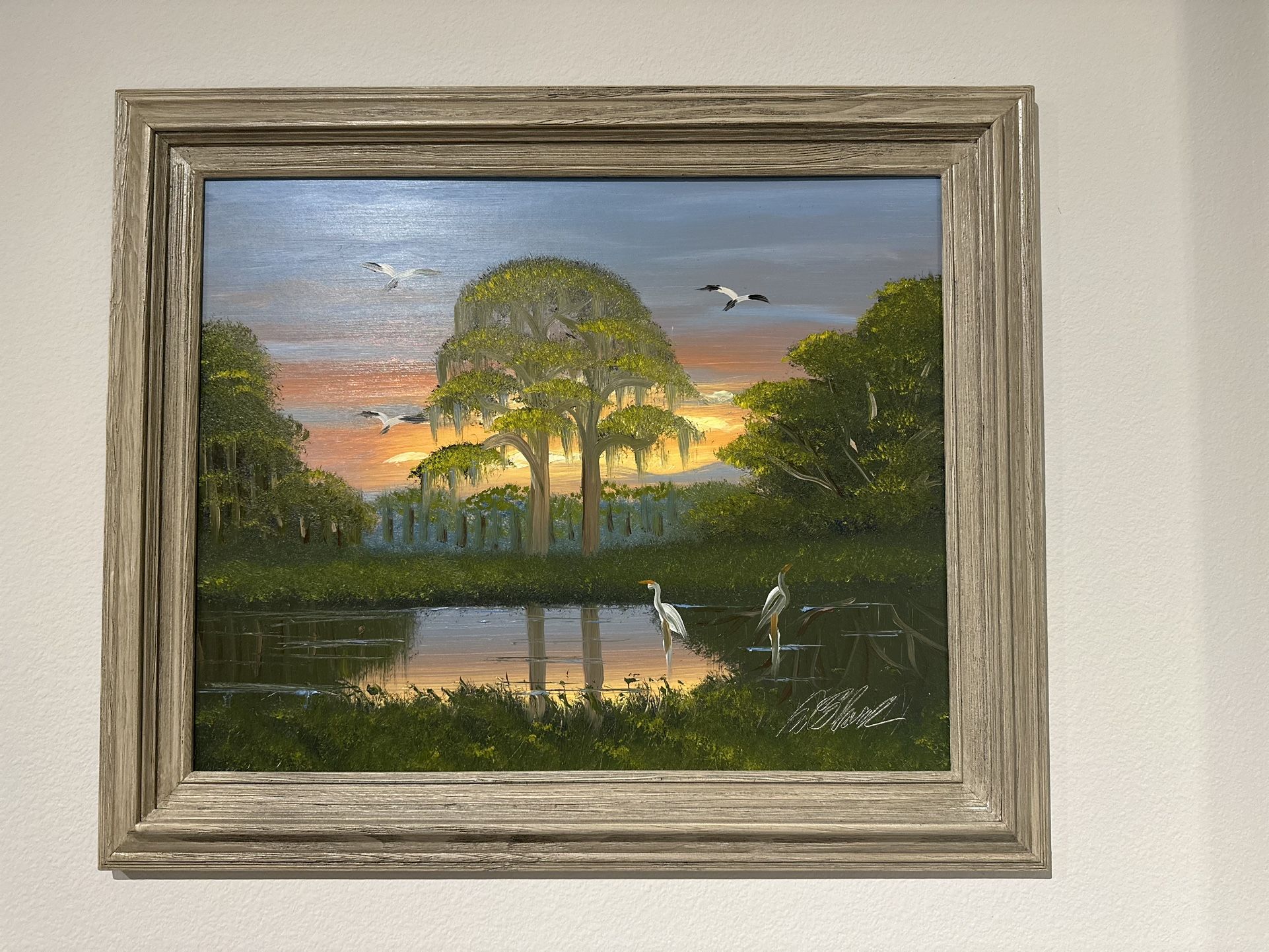 Original Highway Men Painting 