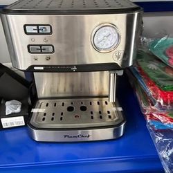 NEW 20 Bar Espresso Machine with Milk Frother, Dual Shot Coffee Maker, ESE Pod, Pressure Display