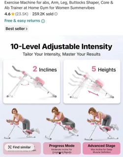 Ab/leg/arm/buttocks trainer