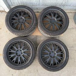 18s TSW 2 Piece Monaco Wheels 5X100