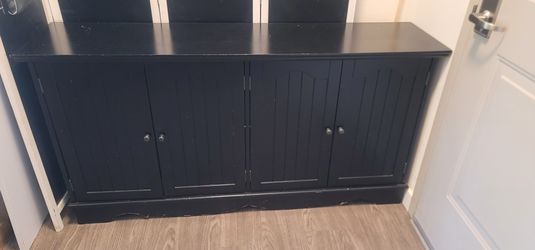 $40 Black Cabinet (See Pictures For Measurements)