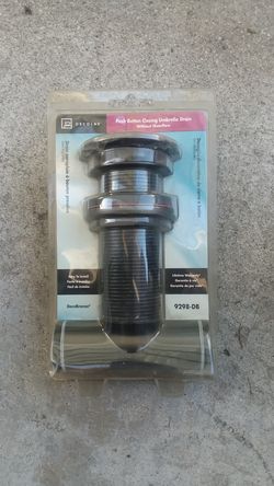 Decolav push button closing umbrella Drain