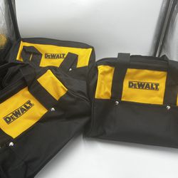 3X Dewalt Small 13” X 9” Contractor Heavy Duty Bag for Power and Hand Tools