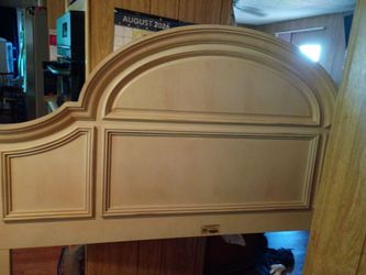 Calif king headboard w frame and retractable bed