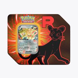 Pokemon TCG: Team Rocket Tin [Team Rocket's Persian ex] *FACTORY SEALED*