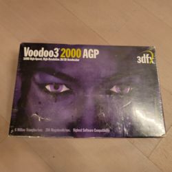 3dfx Voodoo3 2000 AGP graphics accelerator card