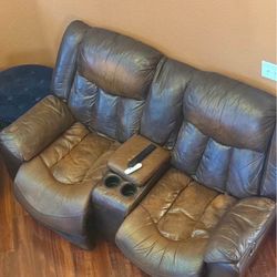 Reclining couch set