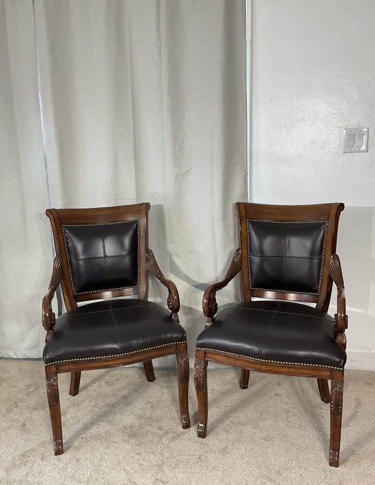 Classic Leather Armchairs (2) 