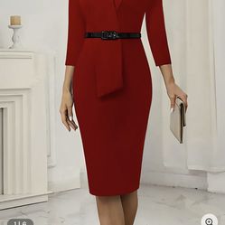 V-neck dress - size small