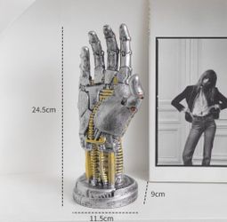 Cyberpunk Robotic Hand Jewelry Display Stands–Silver & Black (Set of 2) $30 OBO.