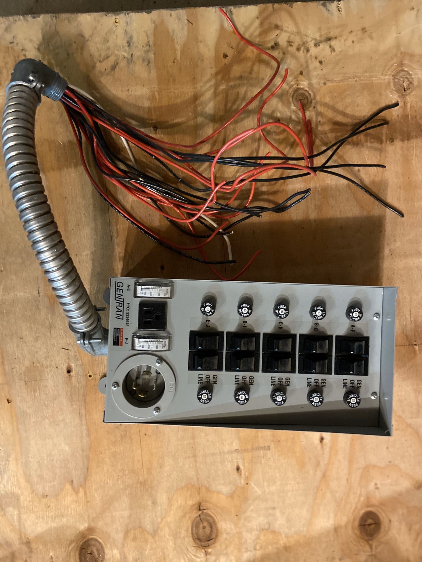 Gentran H/C 3334646 generator transfer switch