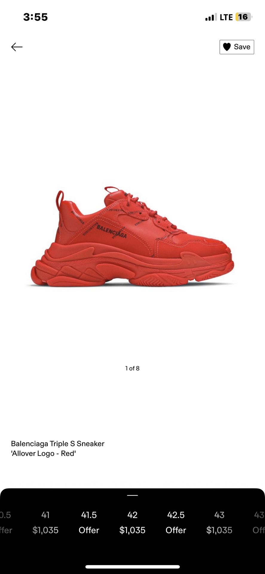 Balenciaga Red