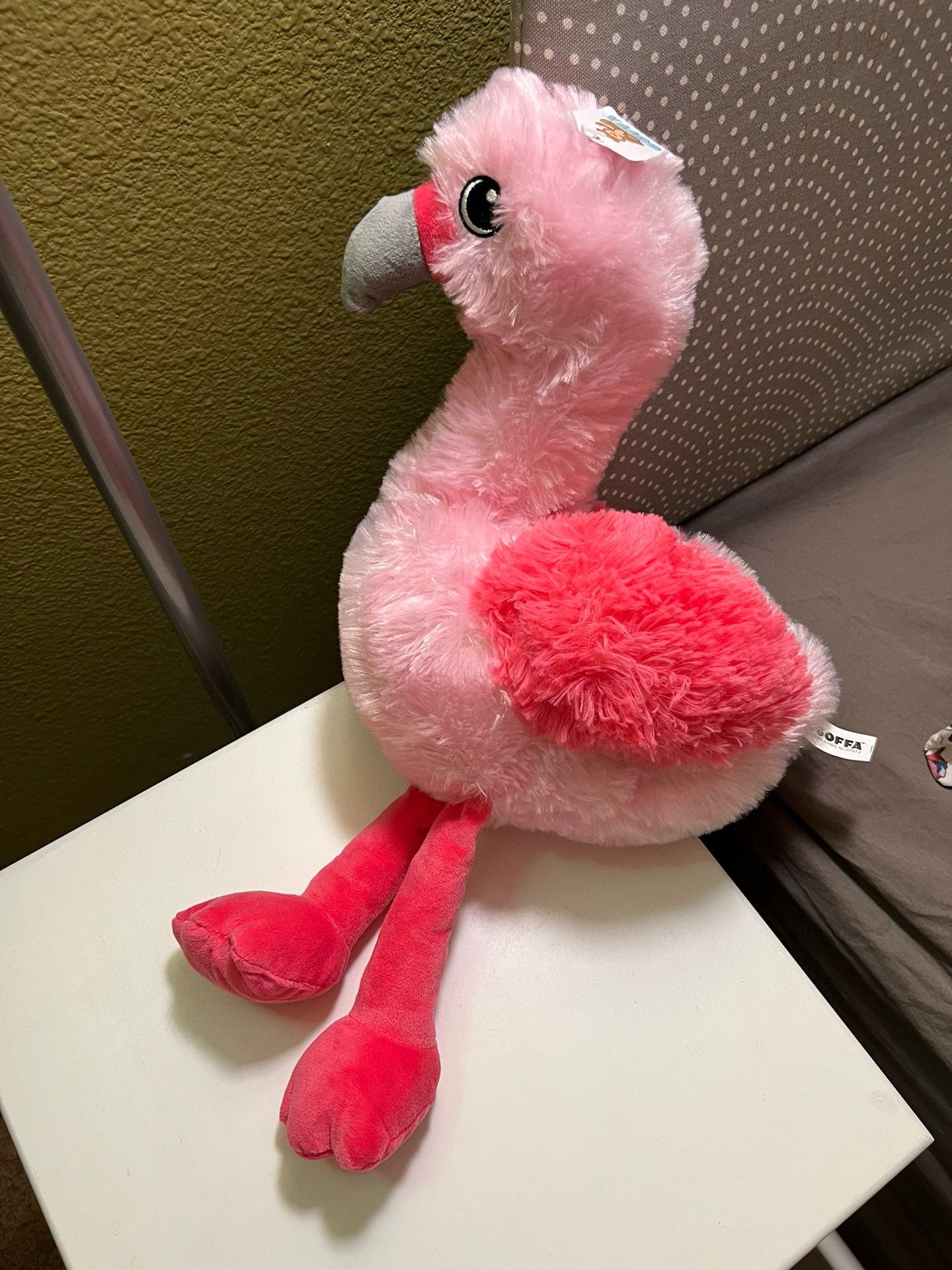 Goffa International PINK PRINCESS FLAMINGO Stuffed Animal PLUSH TOY