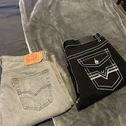 Levi’s and true luck jeans