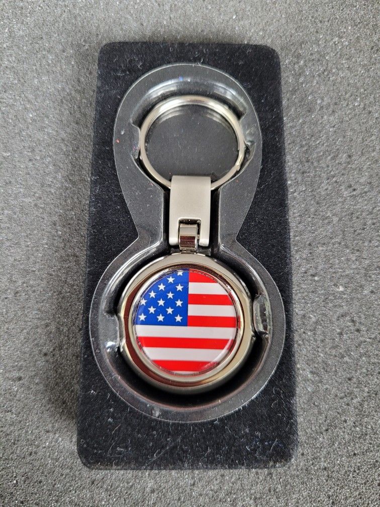 American Flag Keychain By KGM