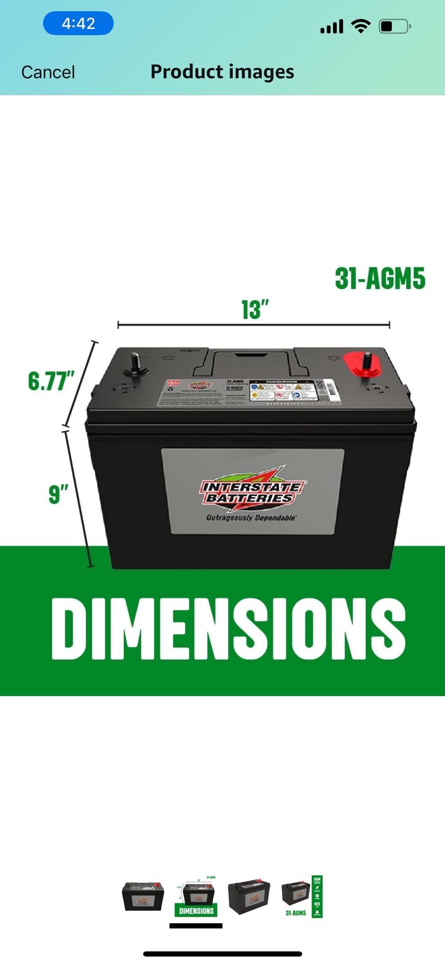 INTERSTATE AGM HEAVY DUTY BATTERIES !!!