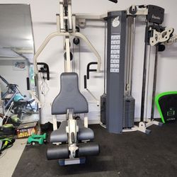 Nautilus NS-700 Dual Cable Pulley Exercise Gym Equipment Weight Machine