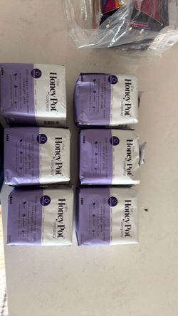 Honey Pot Overnight Pads  NEW 6 packs