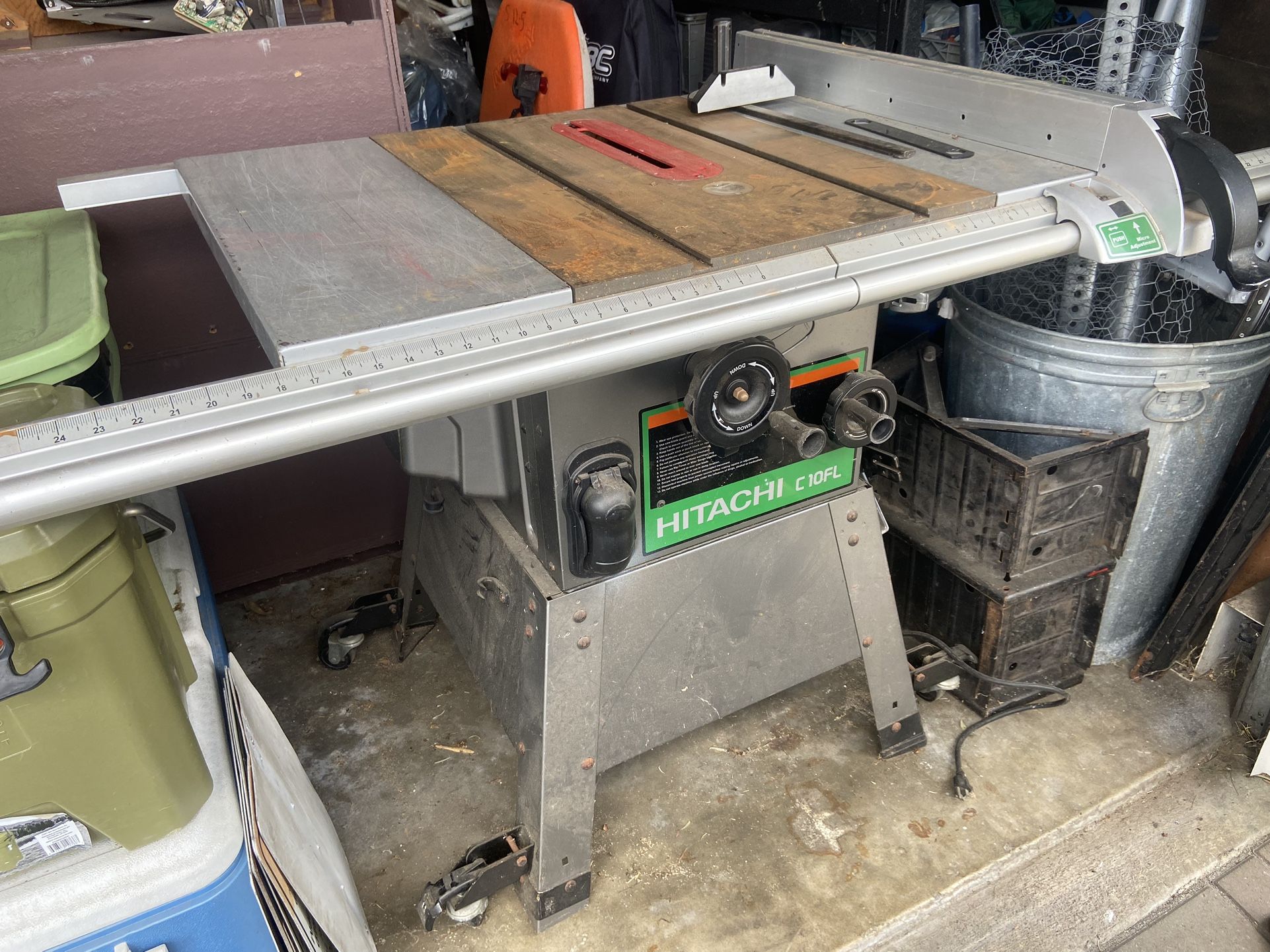 FREE Hitachi C10FL table saw