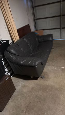 Leather couch