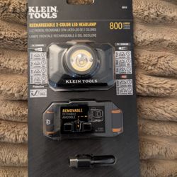 Klein Tools Rechargeable Headlamp And Handhelp Flashlight