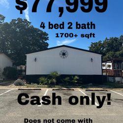 Mobile Home For Sale CASH ONLY 