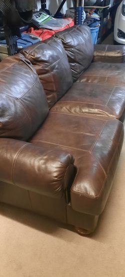 Leather couch