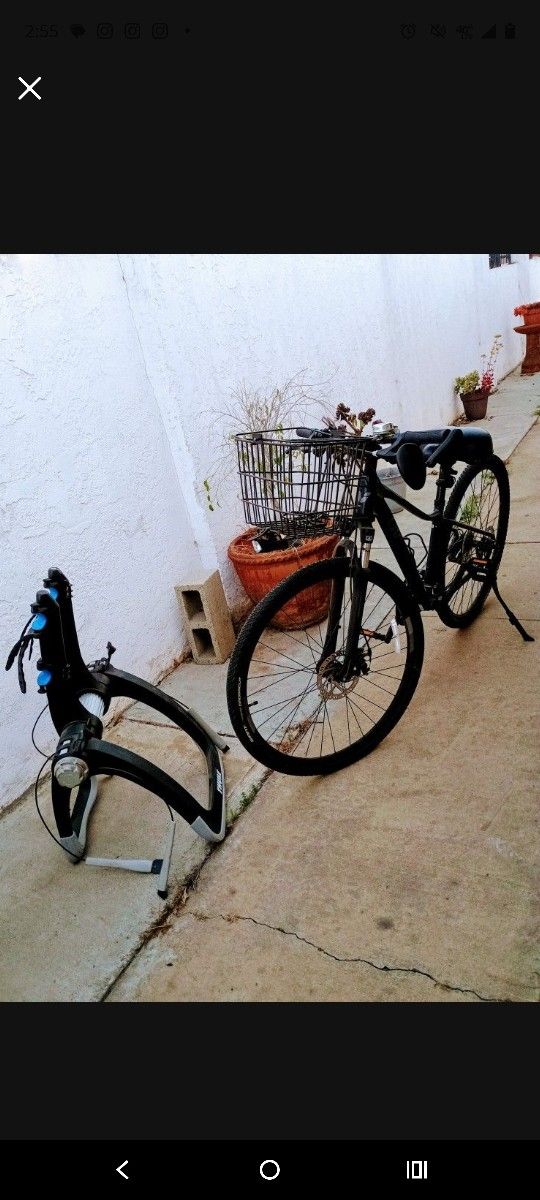 Bike And bike Rack
