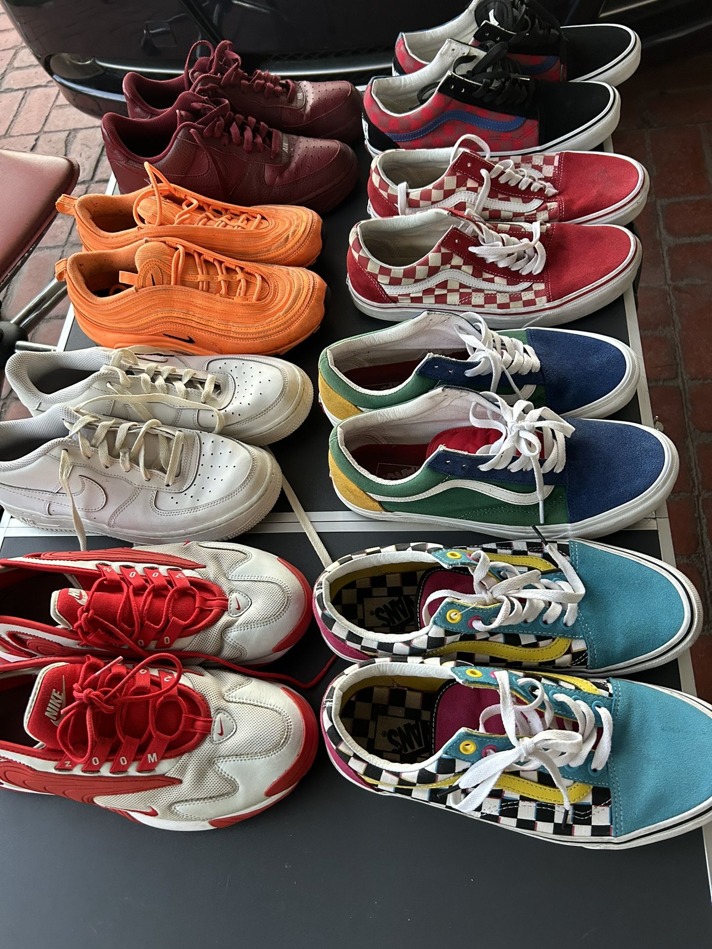 Tenis Marca  Nike Y  Vans  8 Y 8.5    $15 Cada Par 