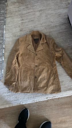 Brandom Thomas suede leather jacket