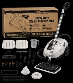 Xteamo Heavy-Duty Steam Cleaner Mop with 30 Accessories – New