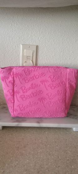 Barbie Pink Embossed Logo Tote Bag