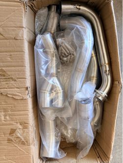 Stainless full exhaust system for a 2017 BMW S1000R