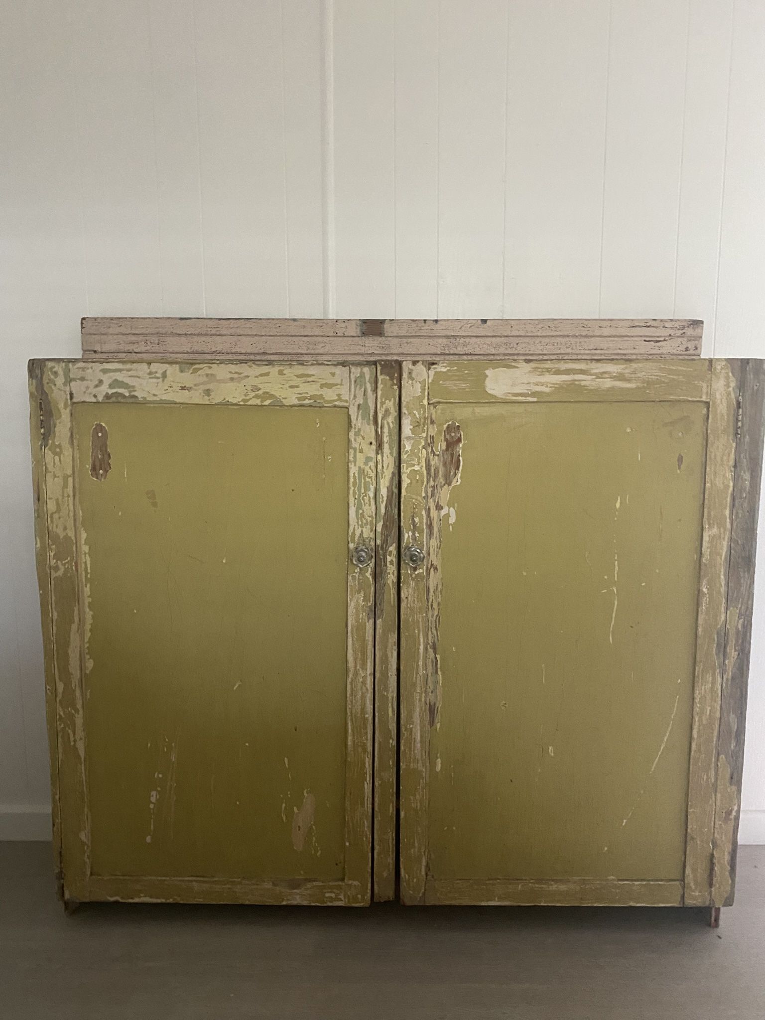 Shabby Chic/Rustic Wood Cabinet